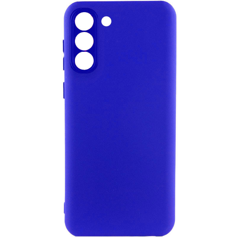 Чохол Silicone Cover Lakshmi Full Camera (AA) для Samsung Galaxy S22 (Синій / Iris)