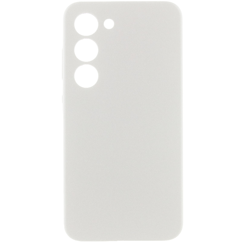 Чехол Silicone Cover Lakshmi Full Camera (AA) для Samsung Galaxy S23 (Белый / White)