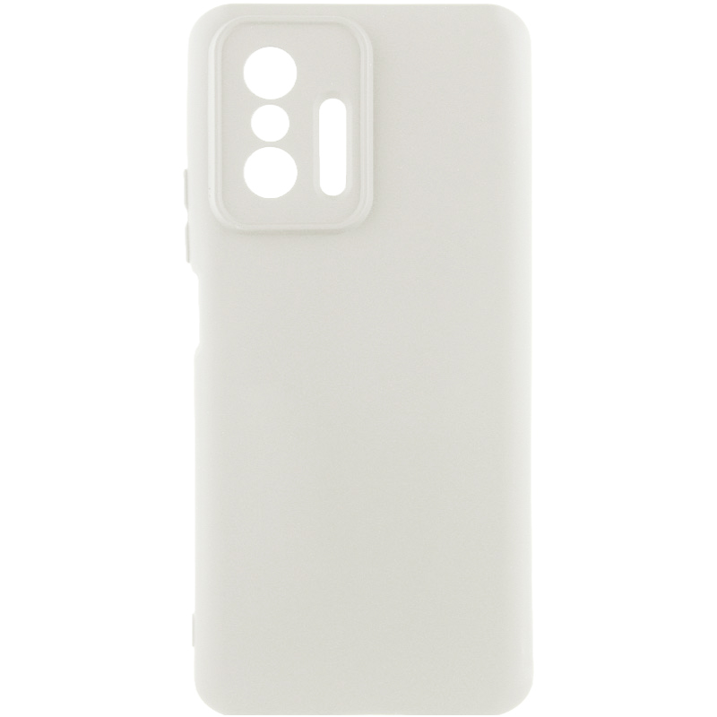 Чехол Silicone Cover Lakshmi Full Camera (AA) для Xiaomi 11T Pro (Белый / White)