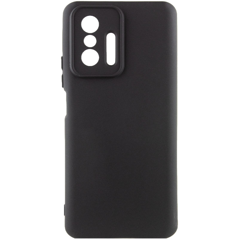 Чехол Silicone Cover Lakshmi Full Camera (AA) для Xiaomi 11T / 11T Pro (Черный / Black)