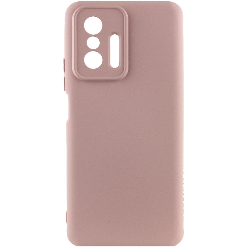 Чехол Silicone Cover Lakshmi Full Camera (AA) для Xiaomi 11T / 11T Pro (Розовый / Pink Sand)