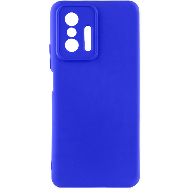 Чехол Silicone Cover Lakshmi Full Camera (AA) для Xiaomi 11T Pro (Синий / Iris)