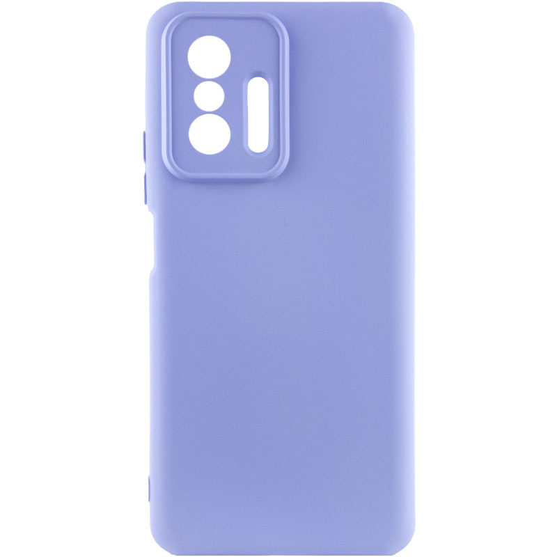 Чехол Silicone Cover Lakshmi Full Camera (AA) для Xiaomi 11T Pro (Сиреневый / Dasheen)