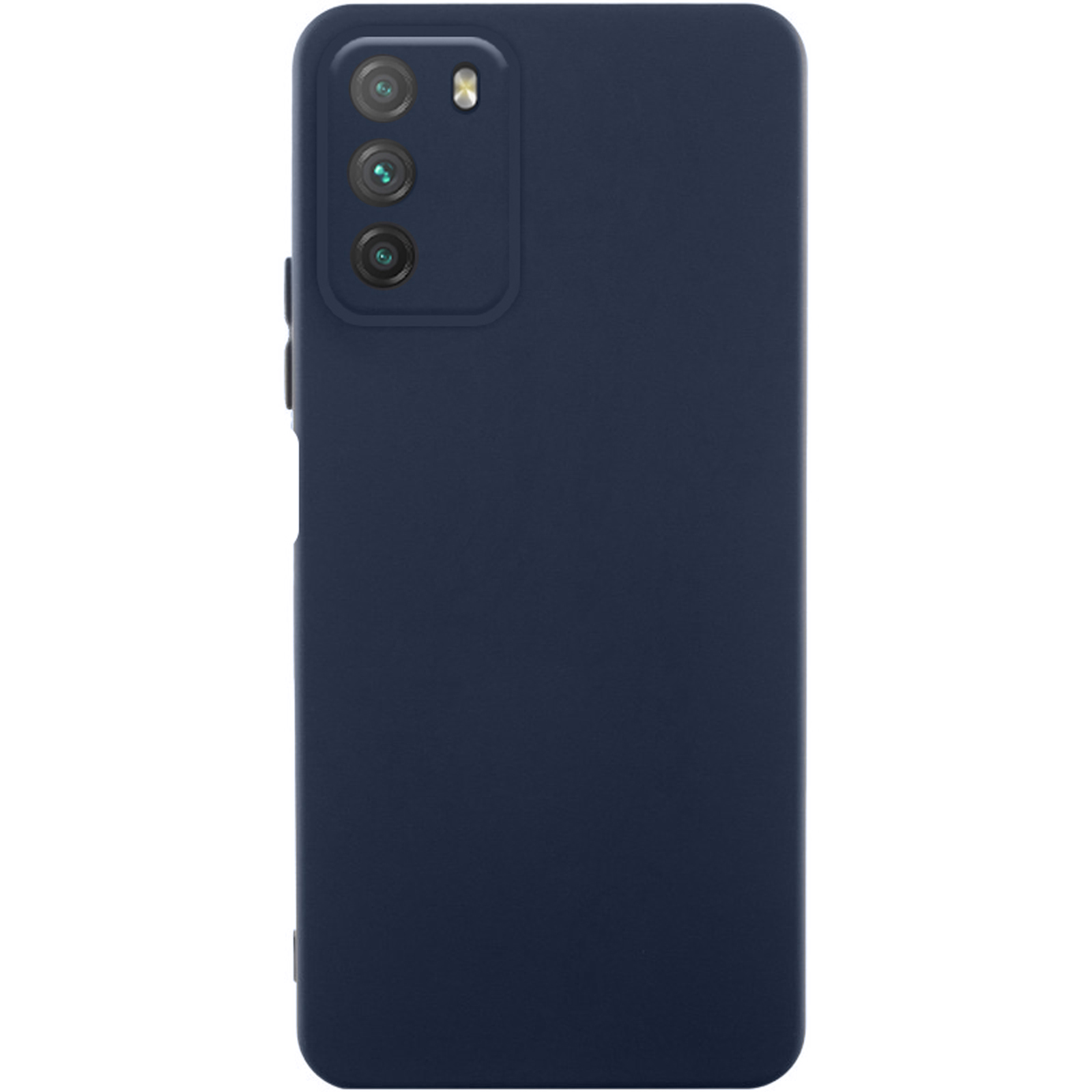 Чохол Silicone Cover Lakshmi Full Camera (AA) для Xiaomi Poco M3 (Синій / Midnight Blue)