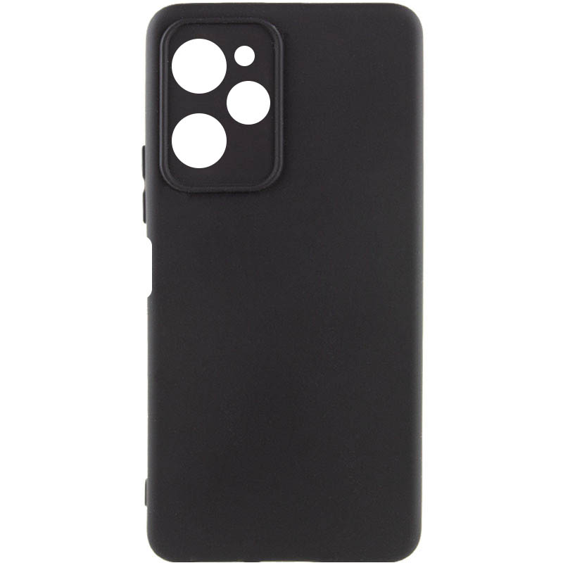 Чехол Silicone Cover Lakshmi Full Camera (AA) для Xiaomi Poco X5 Pro 5G (Черный / Black)