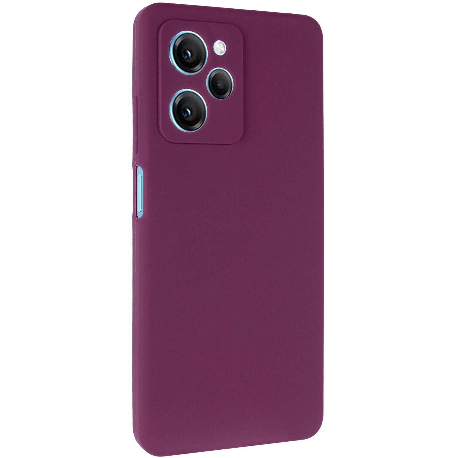 Чехол Silicone Cover Lakshmi Full Camera (AA) для Xiaomi Poco X5 Pro 5G (Бордовый / Marsala)