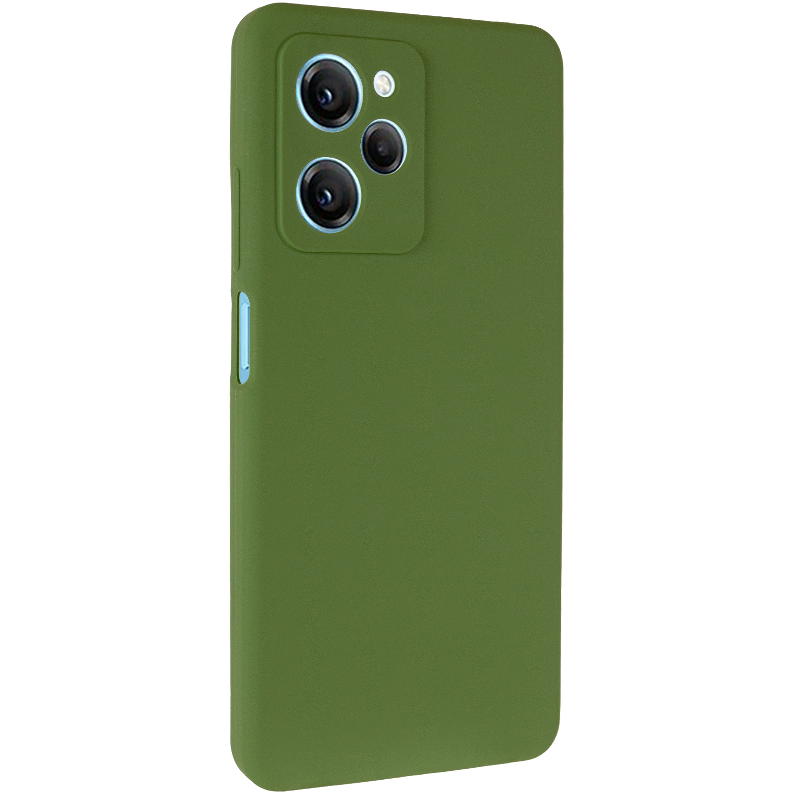 Чехол Silicone Cover Lakshmi Full Camera (AA) для Xiaomi Poco X5 Pro 5G (Зеленый / Dark green)