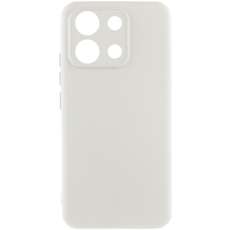 Чохол Silicone Cover Lakshmi Full Camera (AA) для Xiaomi Poco X6 (Білий / White)