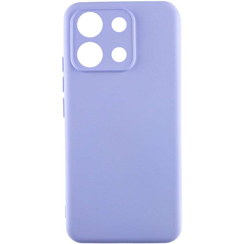 Чехол Silicone Cover Lakshmi Full Camera (AA) для Xiaomi Poco X6 Pro (Сиреневый / Dasheen)
