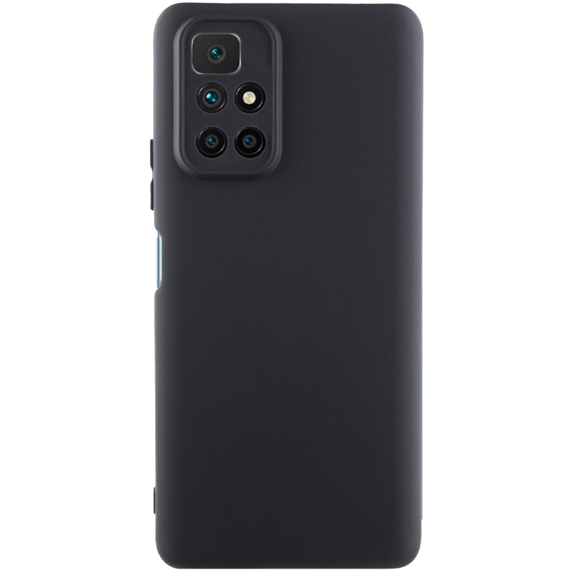 Чехол Silicone Cover Lakshmi Full Camera (AA) для Xiaomi Redmi 10 (Черный / Black)