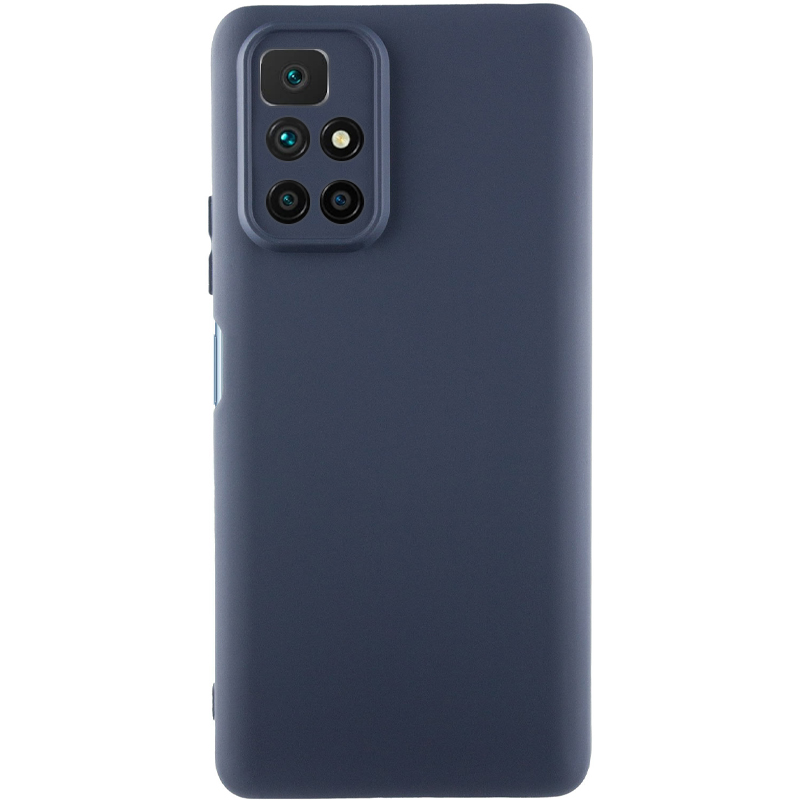 Чехол Silicone Cover Lakshmi Full Camera (AA) для Xiaomi Redmi 10 (Синий / Midnight Blue)