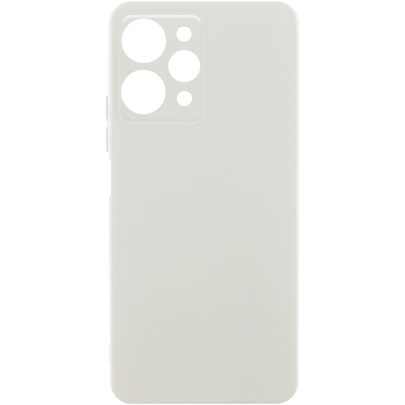 Чехол Silicone Cover Lakshmi Full Camera (AA) для Xiaomi Redmi 12 (Белый / White)