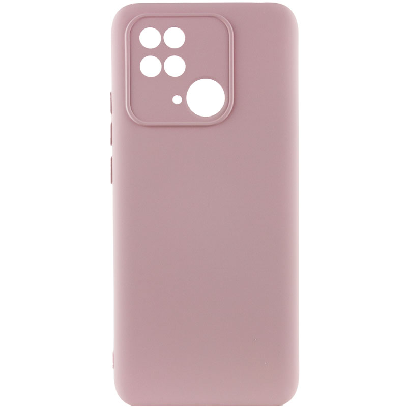 Чехол Silicone Cover Lakshmi Full Camera (AA) для Xiaomi Redmi 10C (Розовый / Pink Sand)