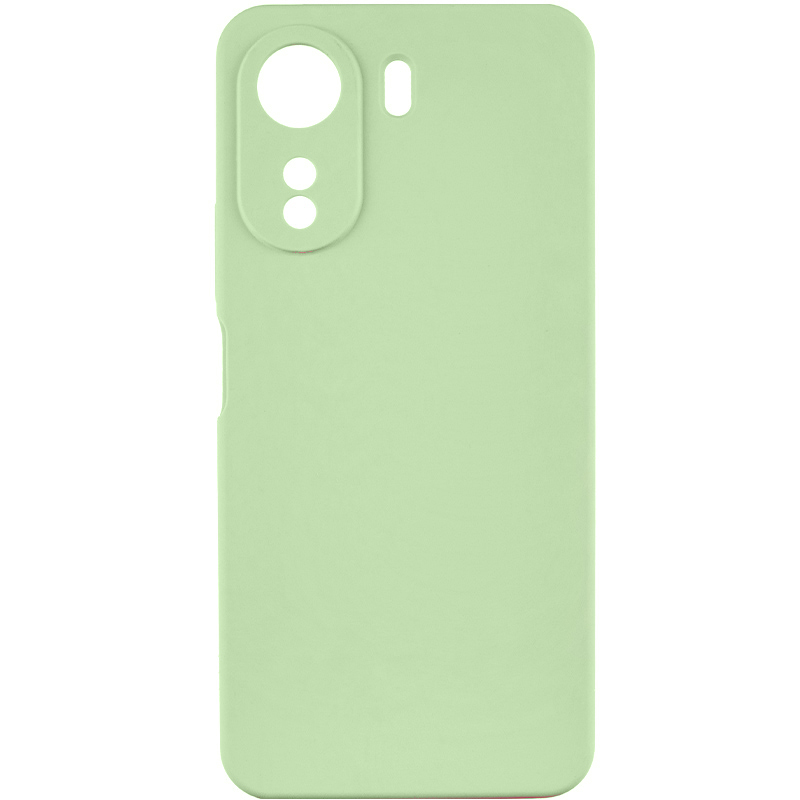 Чехол Silicone Cover Lakshmi Full Camera (AA) для Xiaomi Redmi 13C / Poco C65 (Зеленый / Pistachio)