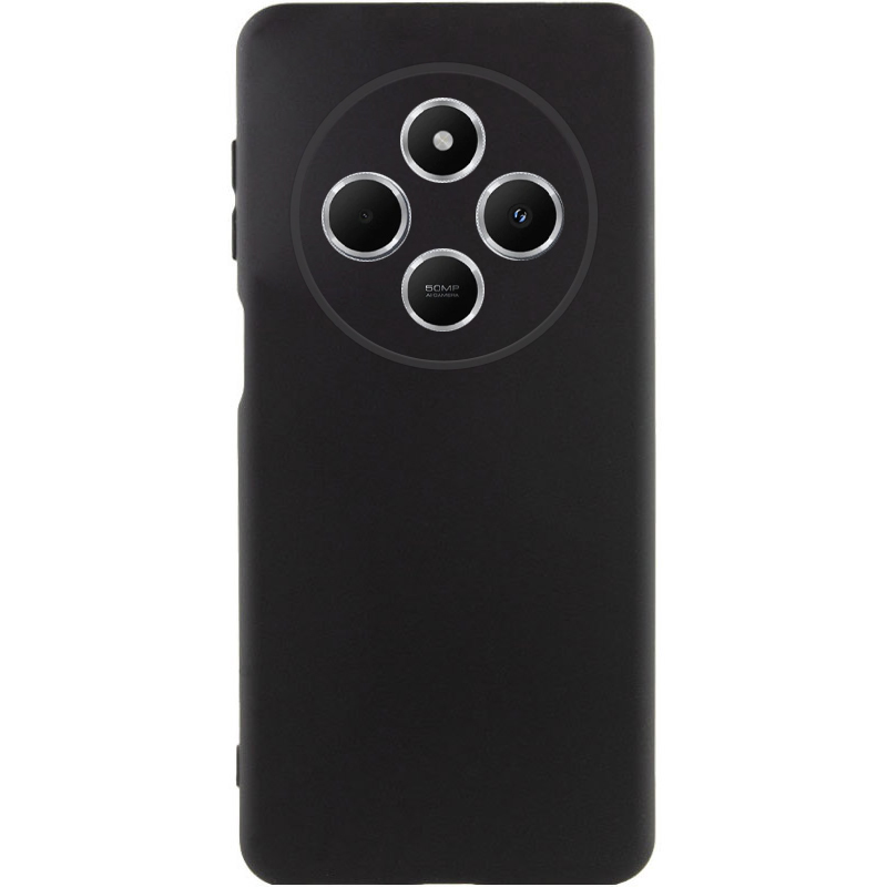 Чохол Silicone Cover Lakshmi Full Camera (AA) для Xiaomi Redmi 14C (Чорний / Black)