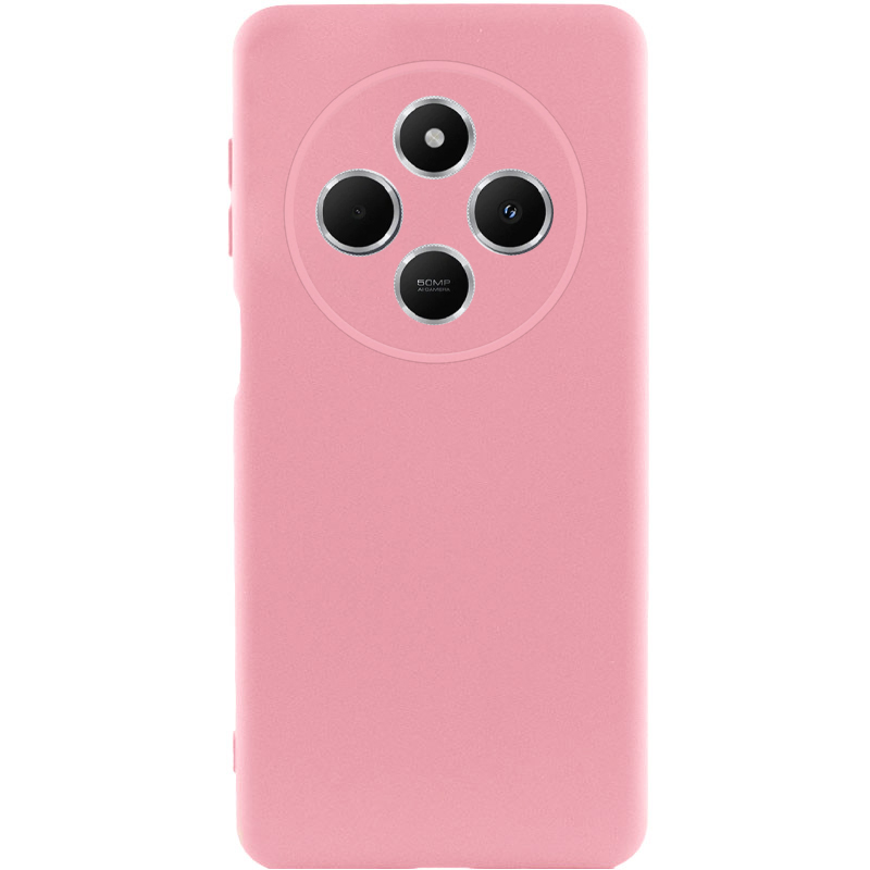 Чохол Silicone Cover Lakshmi Full Camera (AA) для Xiaomi Redmi 14C (Рожевий / Pink)