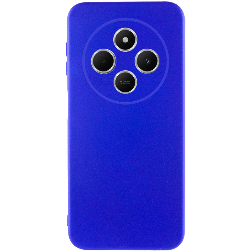 Чохол Silicone Cover Lakshmi Full Camera (AA) для Xiaomi Redmi 14C (Синій / Iris)