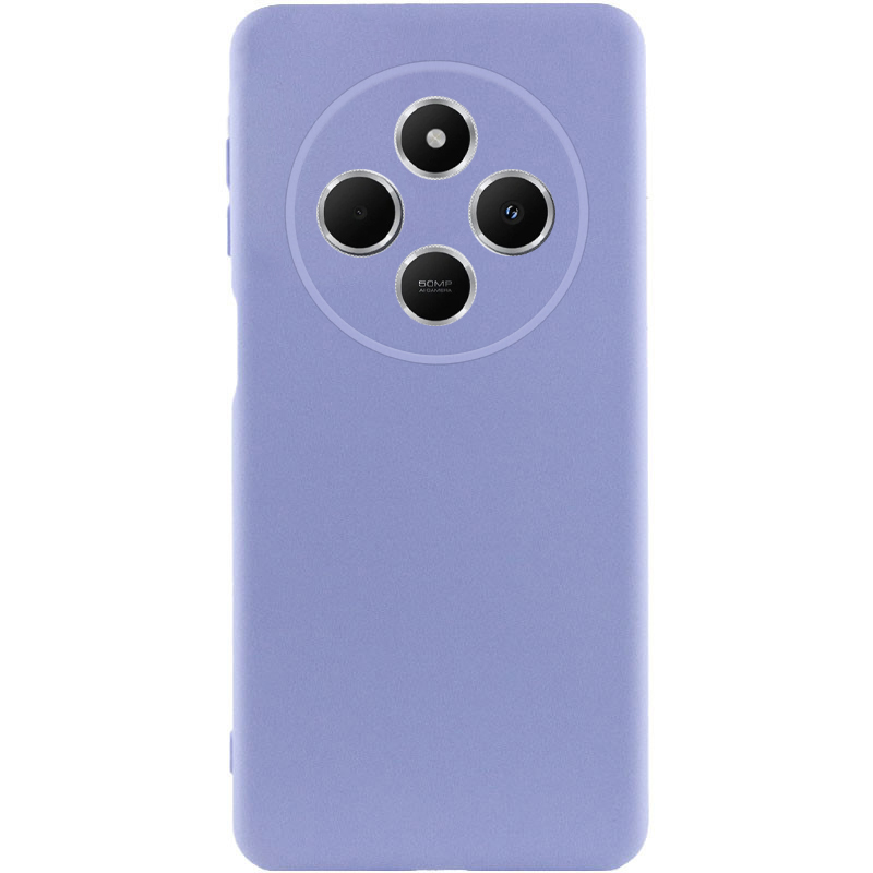 Чохол Silicone Cover Lakshmi Full Camera (AA) для Xiaomi Redmi 14C (Бузковий / Dasheen)