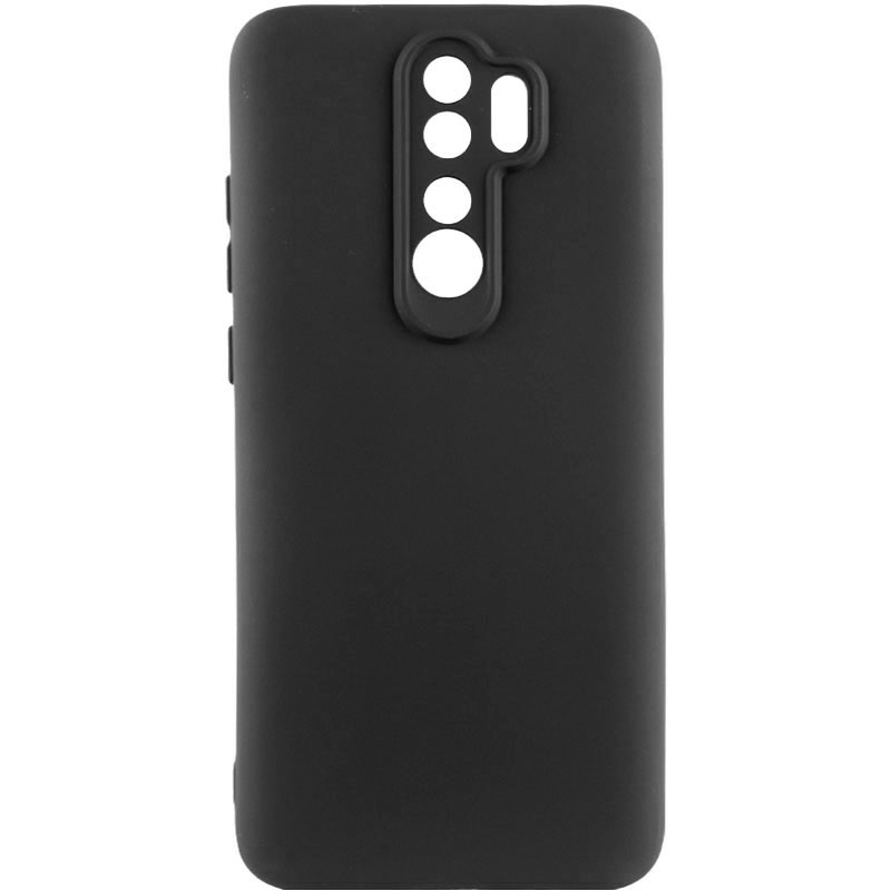 Чохол Silicone Cover Lakshmi Full Camera (AA) для Xiaomi Redmi 9 (Чорний / Black)