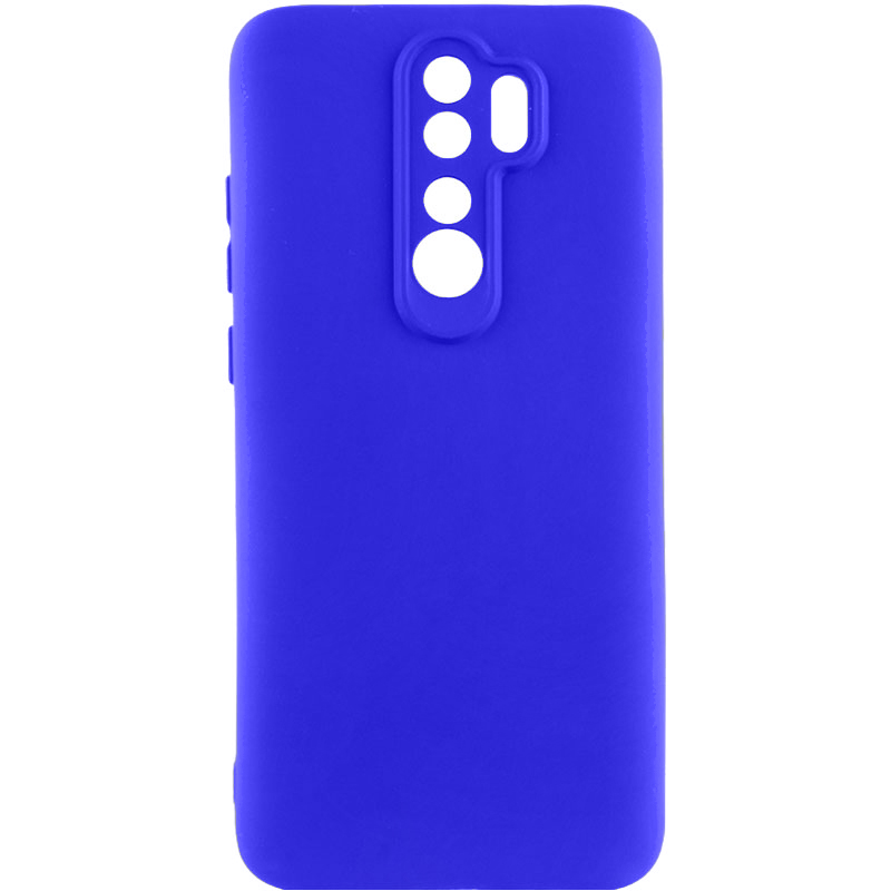 Чохол Silicone Cover Lakshmi Full Camera (AA) для Xiaomi Redmi 9 (Синій / Iris)