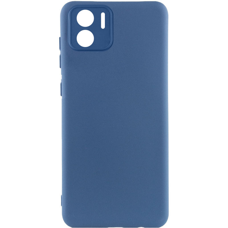 Чохол Silicone Cover Lakshmi Full Camera (AA) для Xiaomi Redmi A1 / A2 (Синій / Navy Blue)