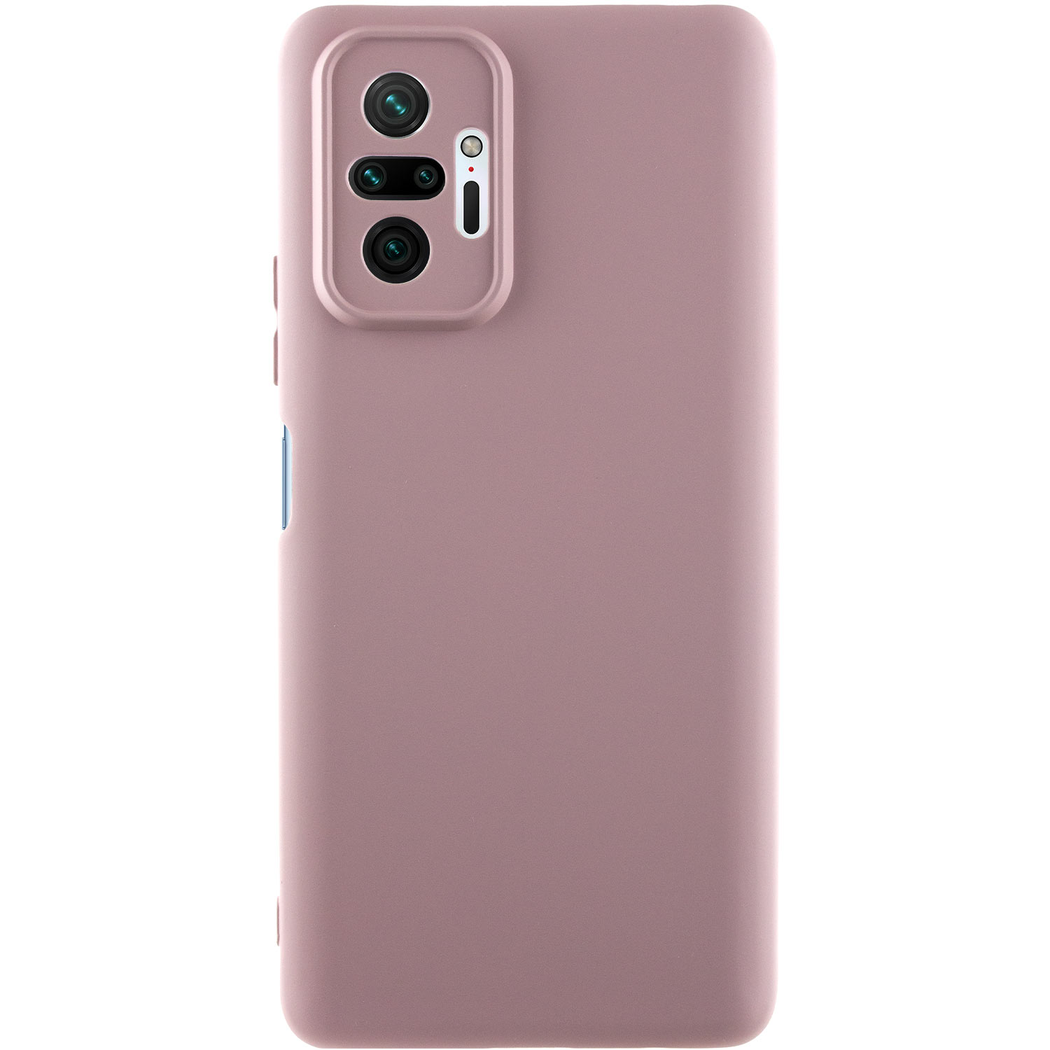 Чехол Silicone Cover Lakshmi Full Camera (AA) для Xiaomi Redmi Note 10 Pro Max (Розовый / Pink Sand)