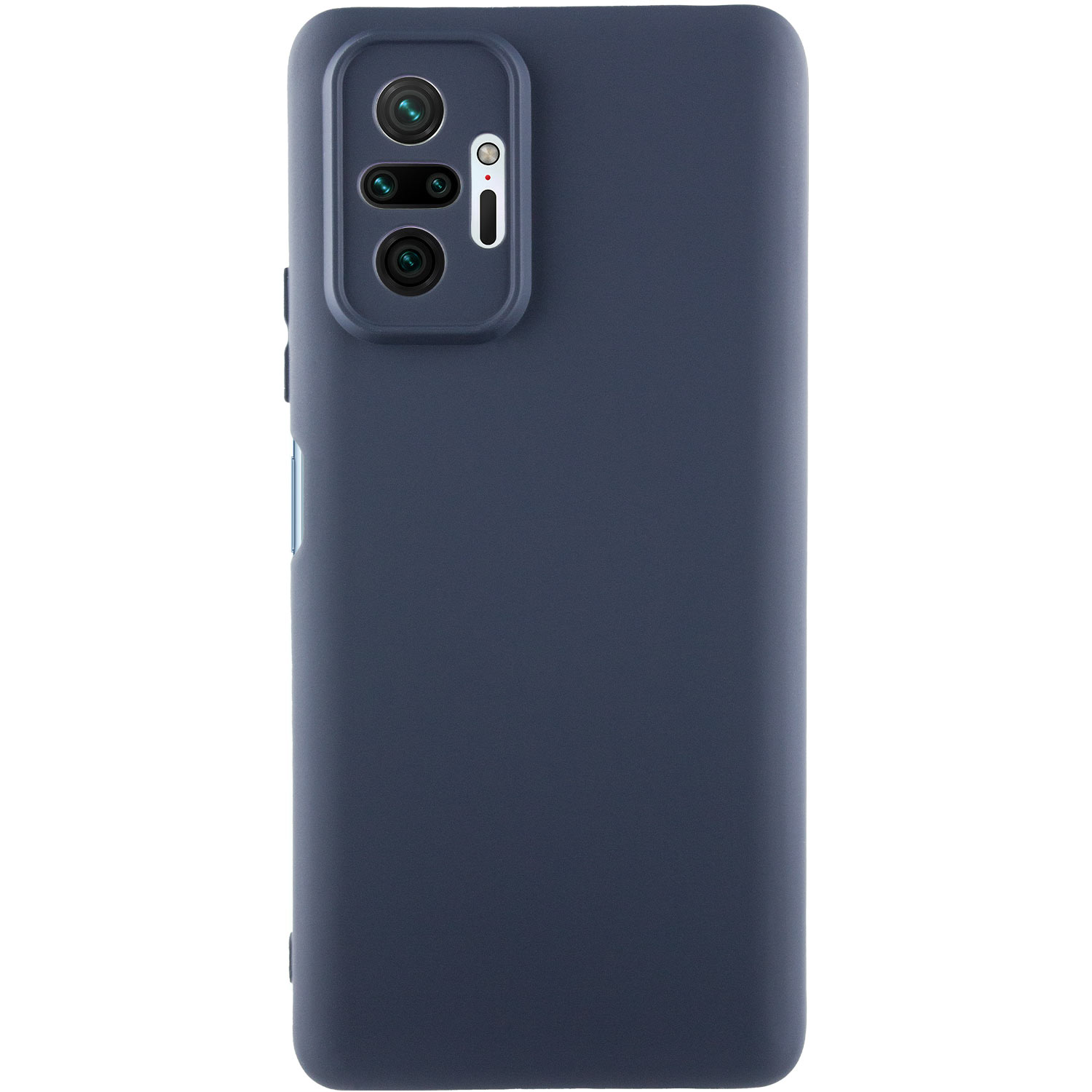 Чехол Silicone Cover Lakshmi Full Camera (AA) для Xiaomi Redmi Note 10 Pro Max (Синий / Midnight Blue)