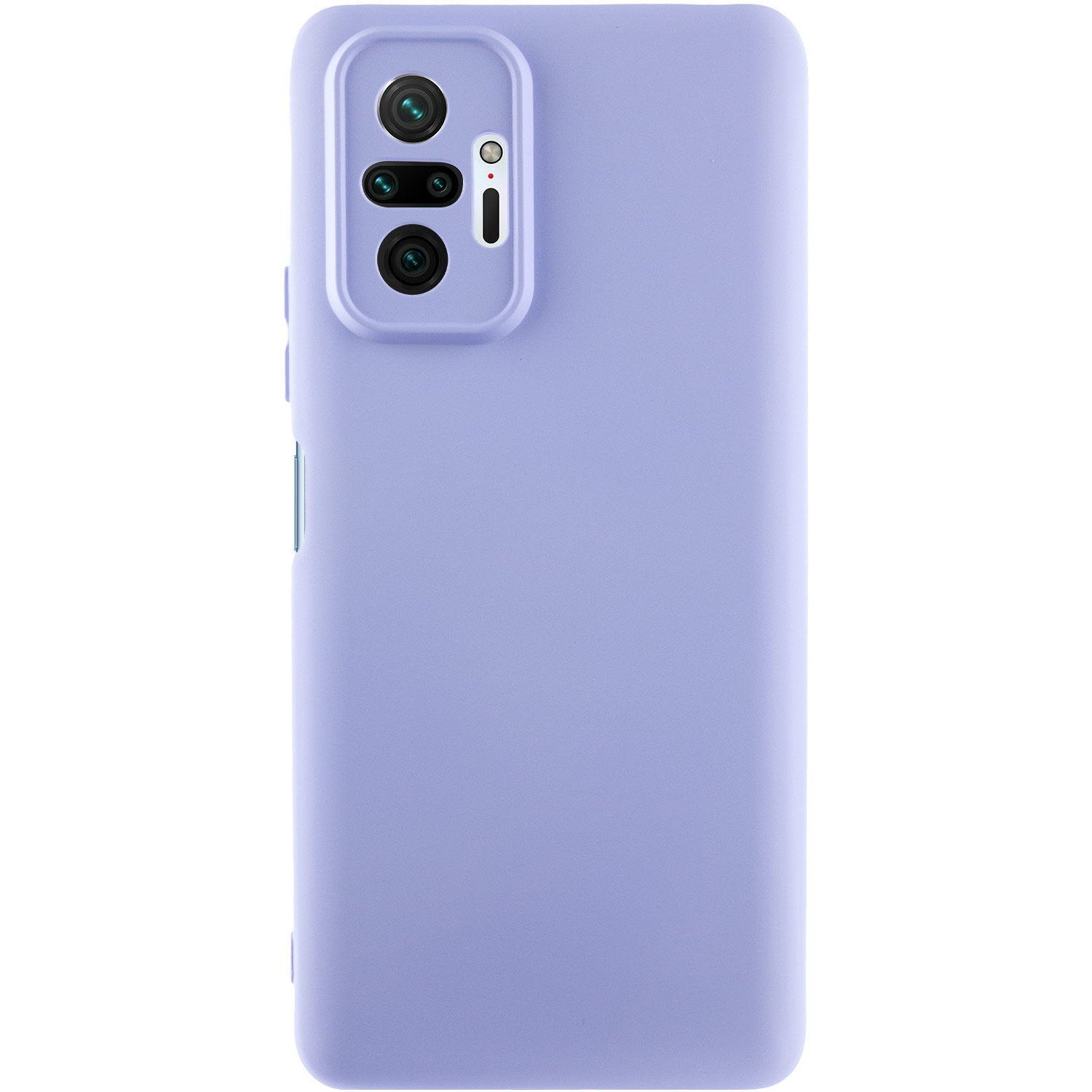 Чехол Silicone Cover Lakshmi Full Camera (AA) для Xiaomi Redmi Note 10 Pro Max (Сиреневый / Dasheen)
