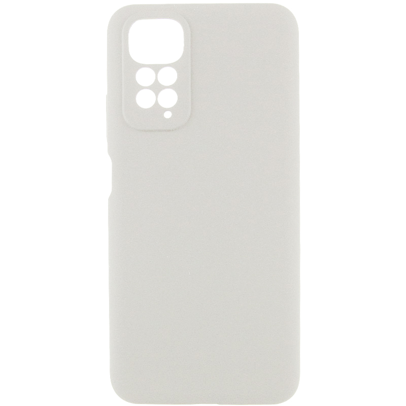 Чохол Silicone Cover Lakshmi Full Camera (AA) для Xiaomi Redmi Note 11 (Global) (Білий / White)