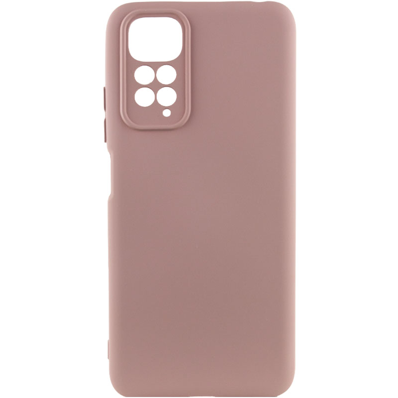 Чохол Silicone Cover Lakshmi Full Camera (AA) для Xiaomi Redmi Note 11 (Global) (Рожевий / Pink Sand)