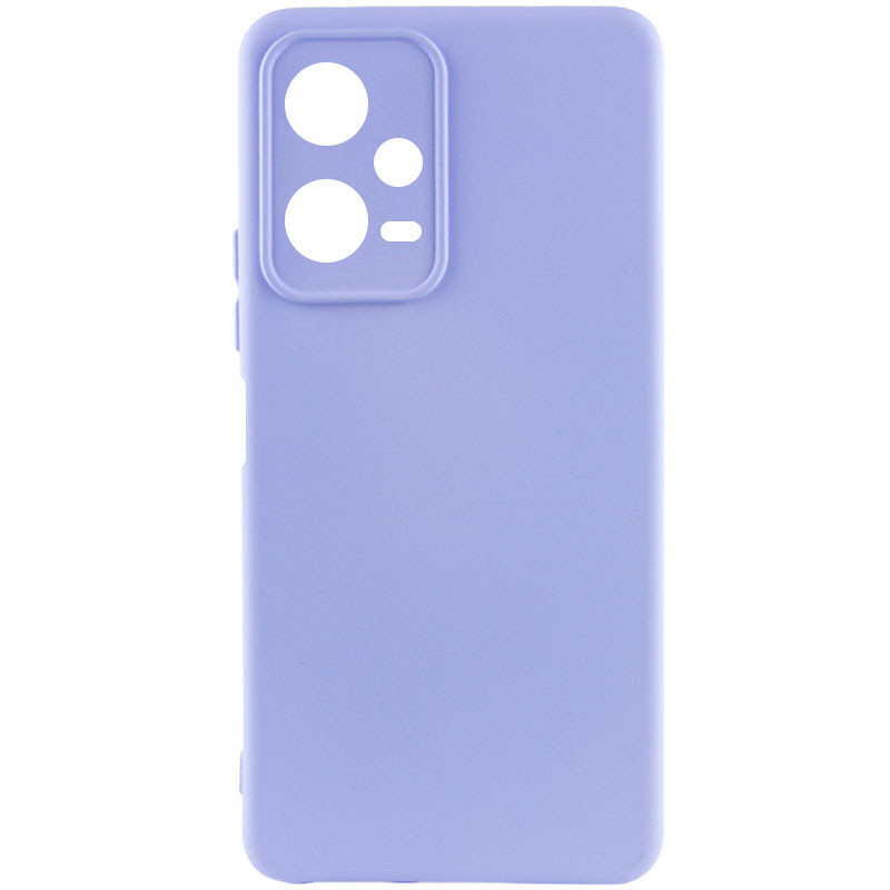 Чехол Silicone Cover Lakshmi Full Camera (AA) для Xiaomi Redmi Note 12 Pro 5G (Сиреневый / Dasheen)