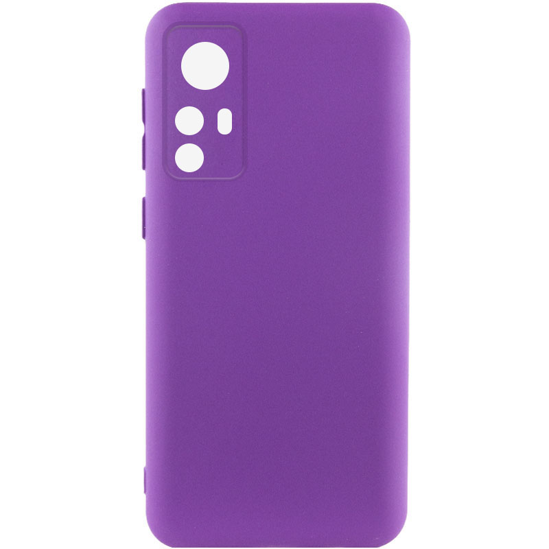 Чехол Silicone Cover Lakshmi Full Camera (AA) для Xiaomi Redmi Note 12S (Фиолетовый / Purple)