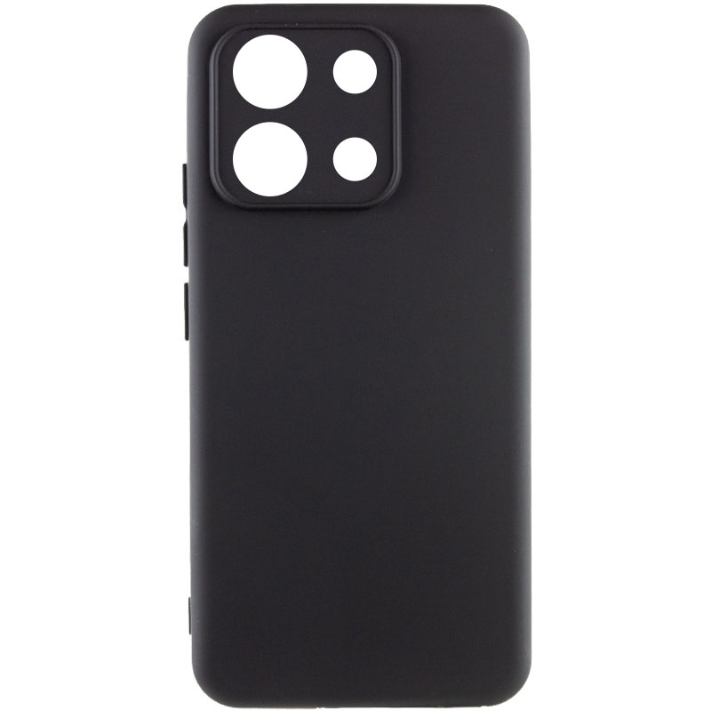 Чехол Silicone Cover Lakshmi Full Camera (AA) для Xiaomi Redmi Note 13 4G (Черный / Black)