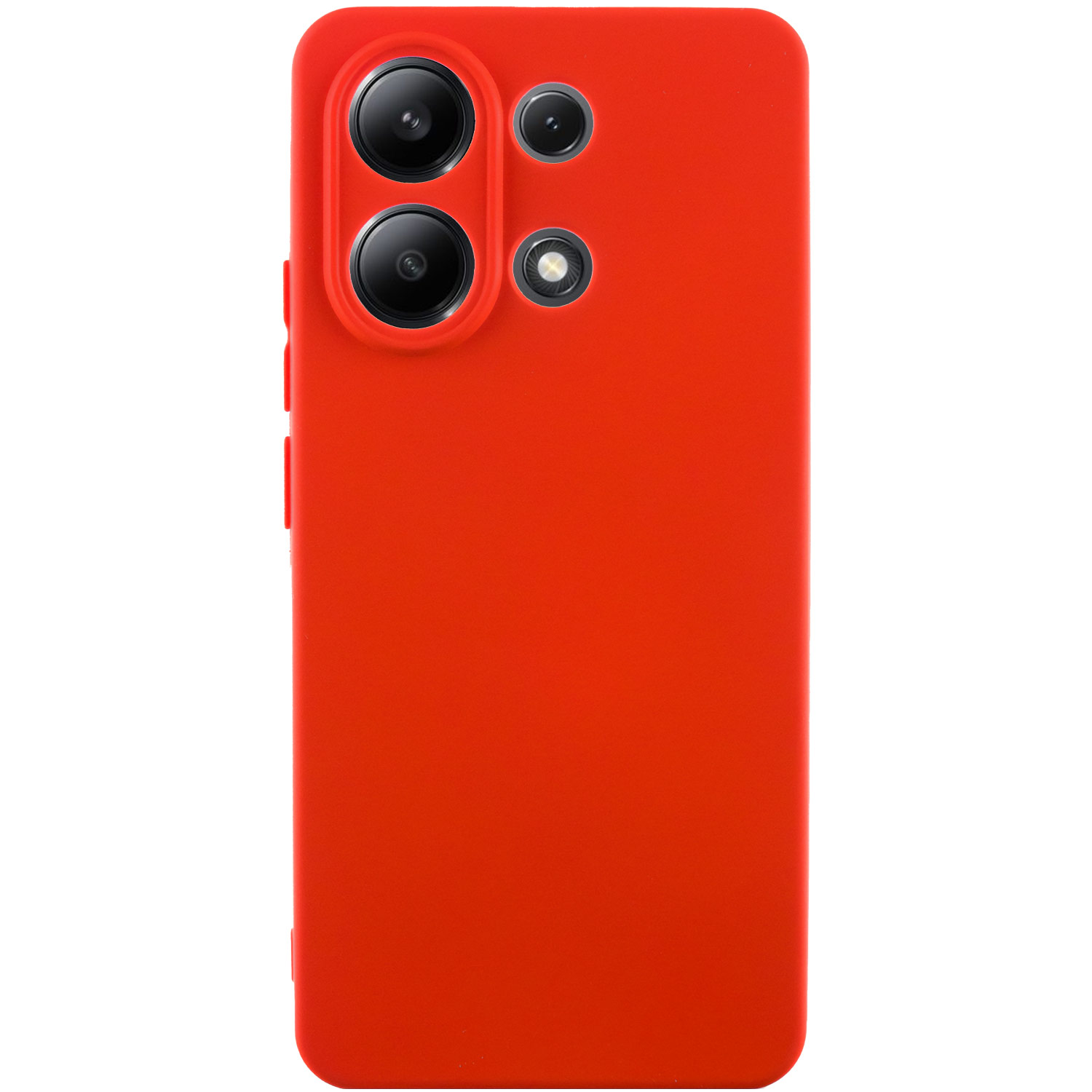 Чохол Silicone Cover Lakshmi Full Camera (AA) для Xiaomi Redmi Note 13 4G (Червоний / Red)