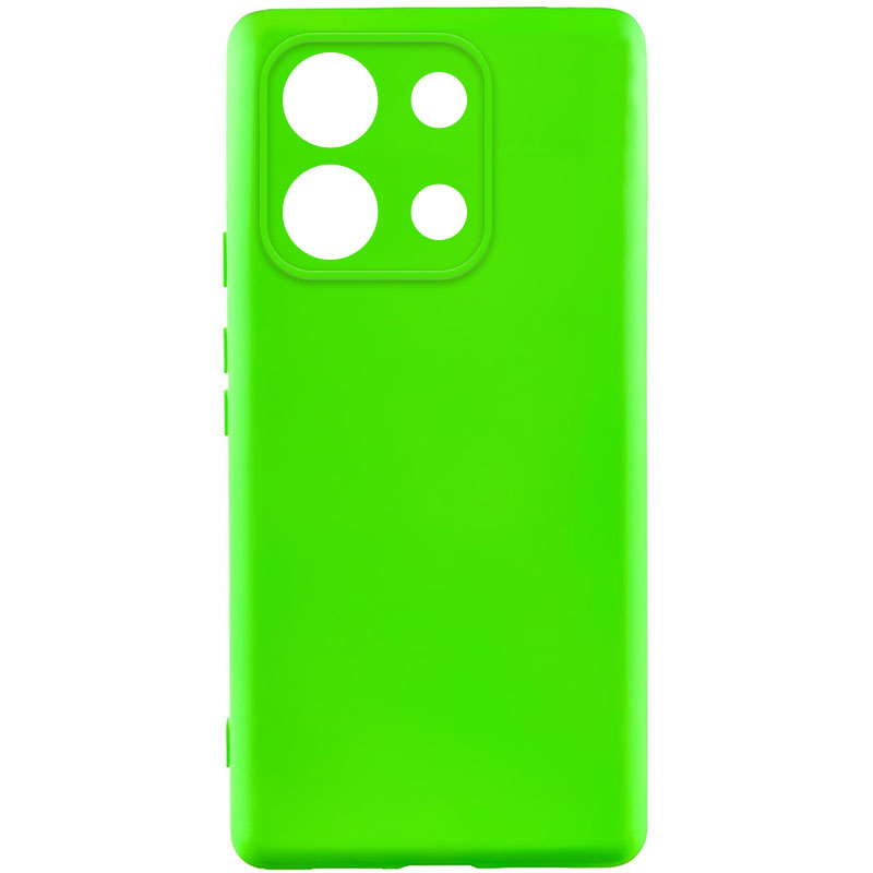 Чехол Silicone Cover Lakshmi Full Camera (AA) для Xiaomi Redmi Note 13 4G (Салатовый / Neon Green)