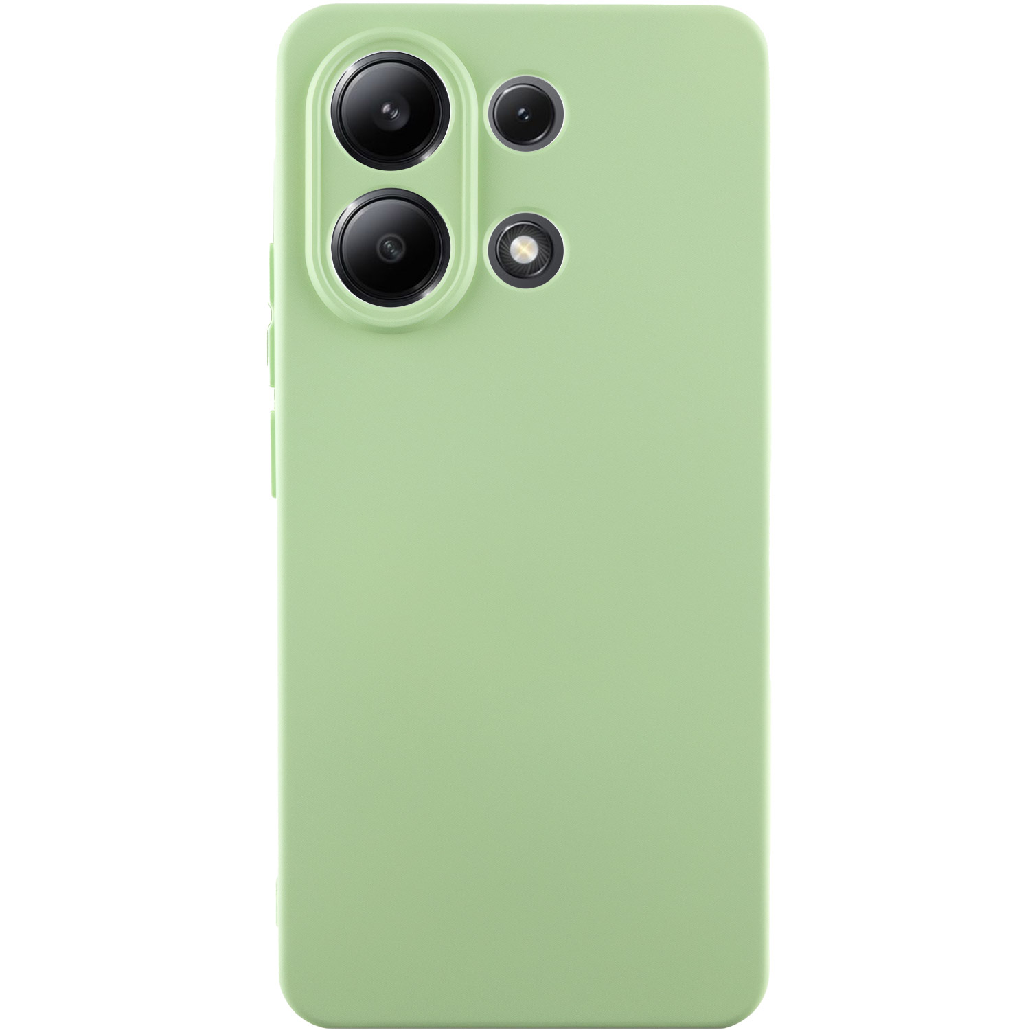 Чохол Silicone Cover Lakshmi Full Camera (AA) для Xiaomi Redmi Note 13 4G (Зелений / Pistachio)