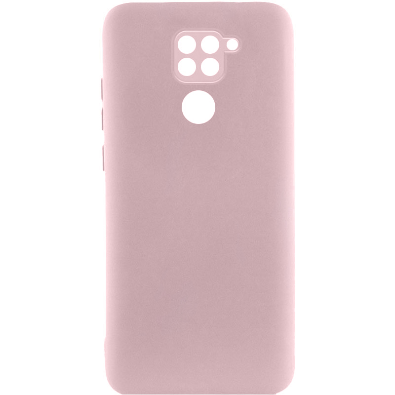 Чехол Silicone Cover Lakshmi Full Camera (AA) для Xiaomi Redmi Note 9 / Redmi 10X (Розовый / Pink Sand)
