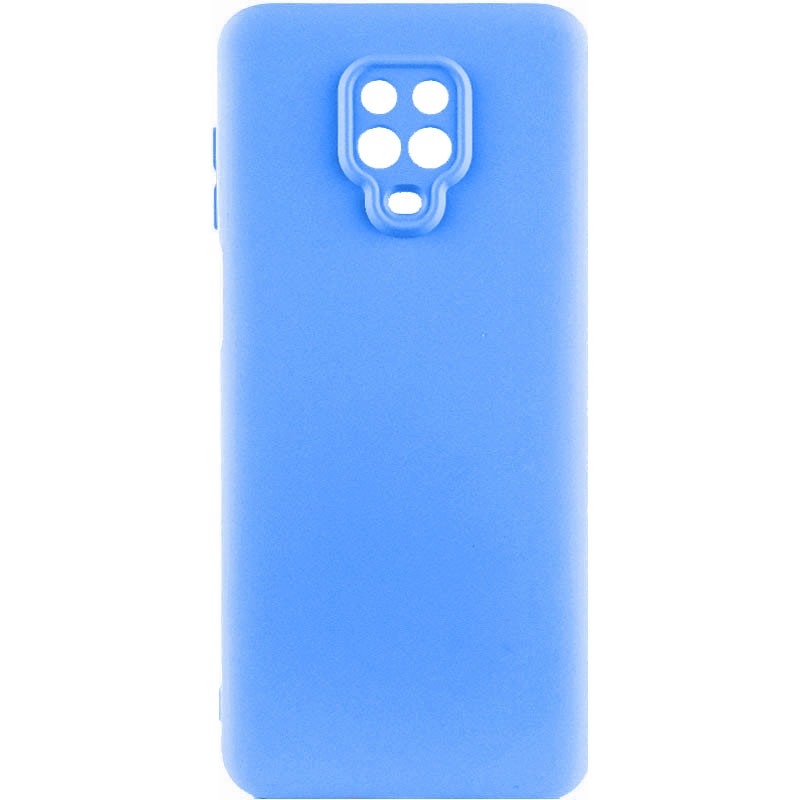 Чехол Silicone Cover Lakshmi Full Camera (AA) для Xiaomi Redmi Note 9s / Note 9 Pro / Note 9 Pro Max (Синий / Iris)