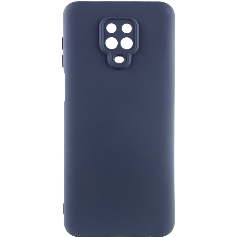 Чехол Silicone Cover Lakshmi Full Camera (AA) для Xiaomi Redmi Note 9s / Note 9 Pro / Note 9 Pro Max (Синий / Midnight Blue)