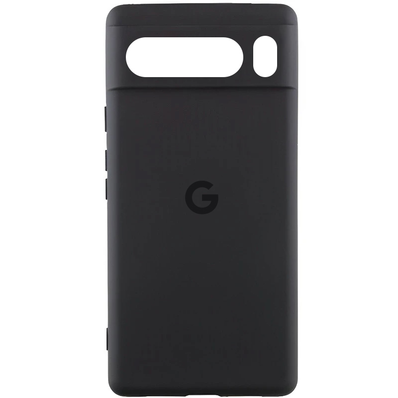 Чохол Silicone Cover Lakshmi Full Camera (AA) with logo для Google Pixel 8 Pro (Чорний / Black)