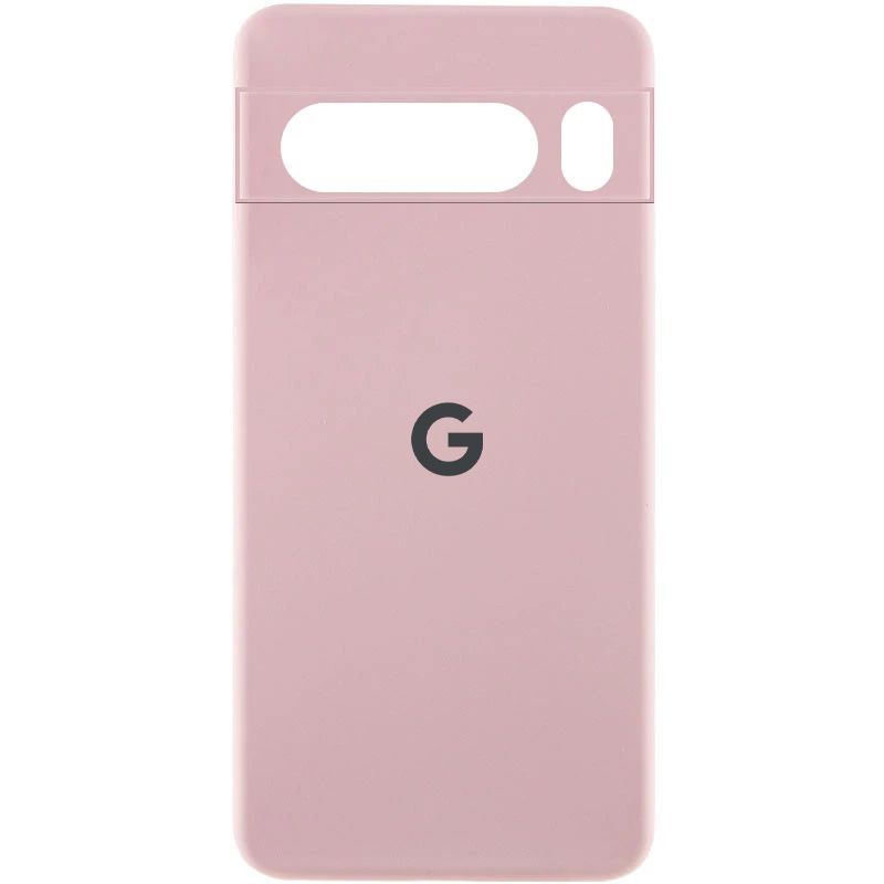 Чехол Silicone Cover Lakshmi Full Camera (AA) with logo для Google Pixel 8 Pro (Розовый / Pink Sand)