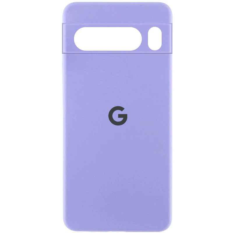 Чехол Silicone Cover Lakshmi Full Camera (AA) with logo для Google Pixel 8 Pro (Сиреневый / Dasheen)