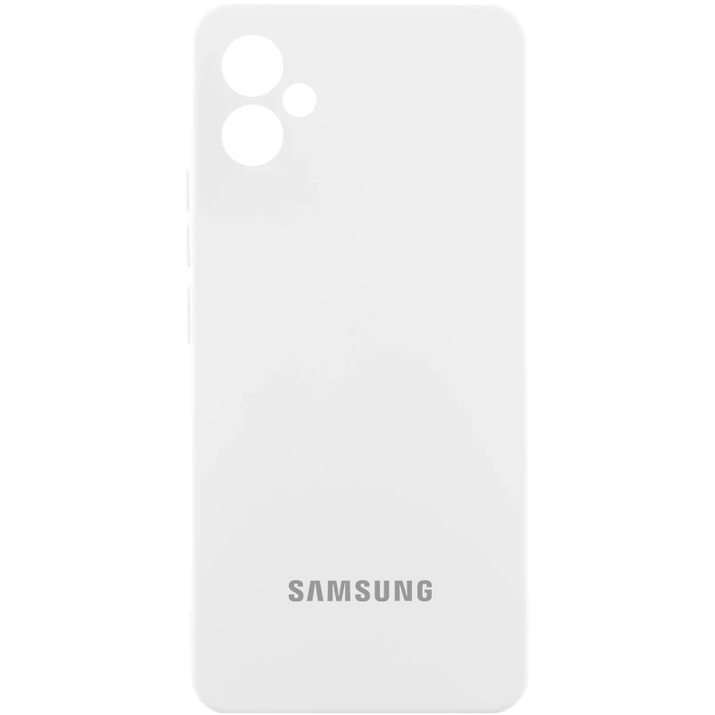 Чохол Silicone Cover Lakshmi Full Camera (AA) with logo для Samsung Galaxy A05 (Білий / White)