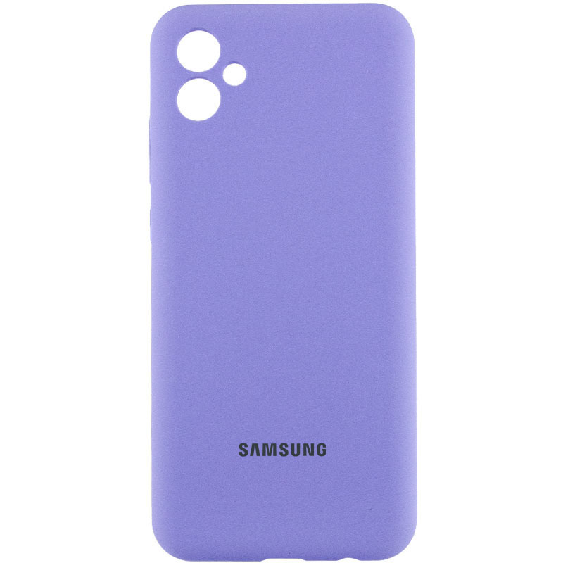 Чохол Silicone Cover Lakshmi Full Camera (AA) with logo для Samsung Galaxy A05 (Бузковий / Dasheen)
