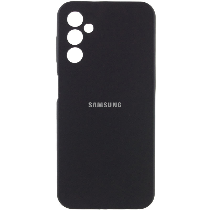 Чехол Silicone Cover Lakshmi Full Camera (AA) with logo для Samsung Galaxy A16 4G/5G (Черный / Black)
