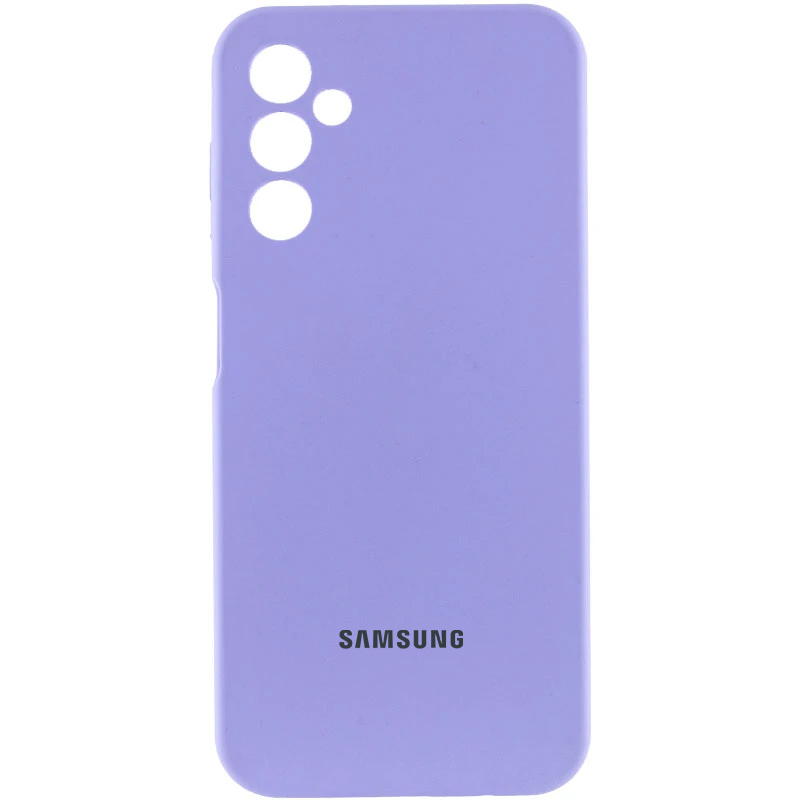 Чохол Silicone Cover Lakshmi Full Camera (AA) with logo для Samsung Galaxy A25 5G (Бузковий / Dasheen)