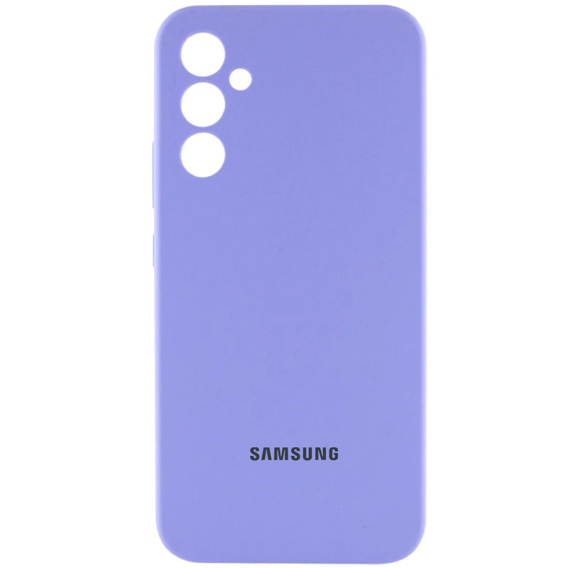 Чехол Silicone Cover Lakshmi Full Camera (AA) with logo для Samsung Galaxy A36 5G (Сиреневый / Dasheen)