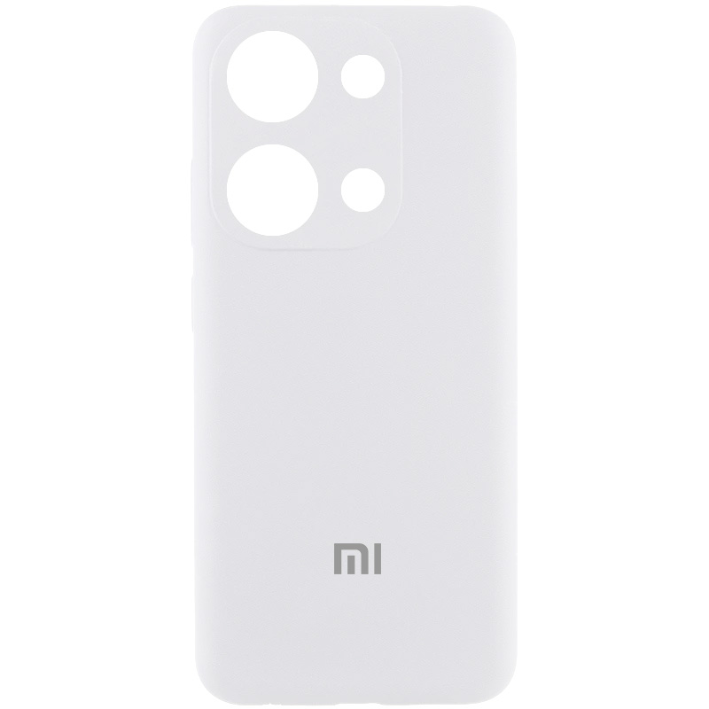 Чехол Silicone Cover Lakshmi Full Camera (AA) with logo для Xiaomi Poco X6 Pro (Белый / White)