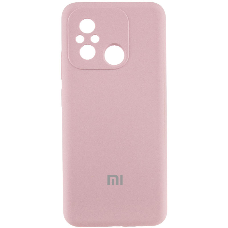 Чохол Silicone Cover Lakshmi Full Camera (AA) with logo для Xiaomi Redmi 12C (Рожевий / Pink Sand)