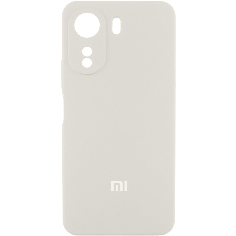 Чехол Silicone Cover Lakshmi Full Camera (AA) with logo для Xiaomi Redmi 13C / Poco C65 (Белый / White)